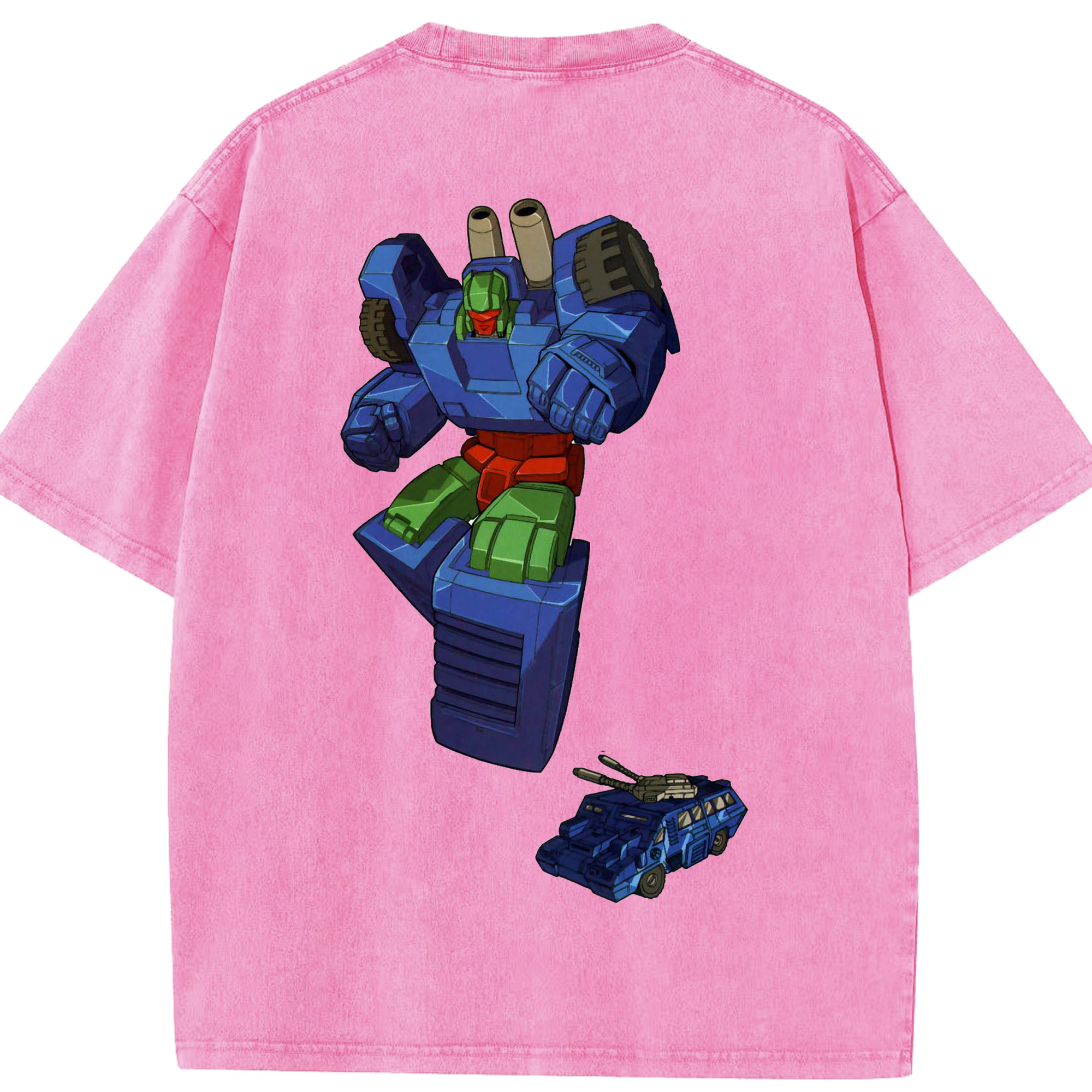 （画像用）  綿100% ヴィンテージ風 半袖Tシャツ（背面プリント）